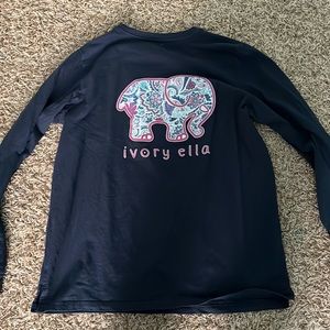 DISCOUNTED NAVY IVORY ELLA SHIRT